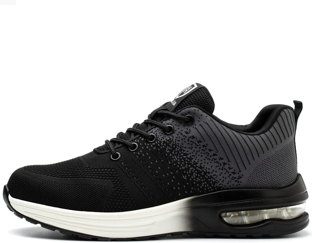 Sicherheitsschuhe Herren Leichte Arbeitsschuhe Damen Sportliche Atmungsaktive Stahlkappenschuhe, 42