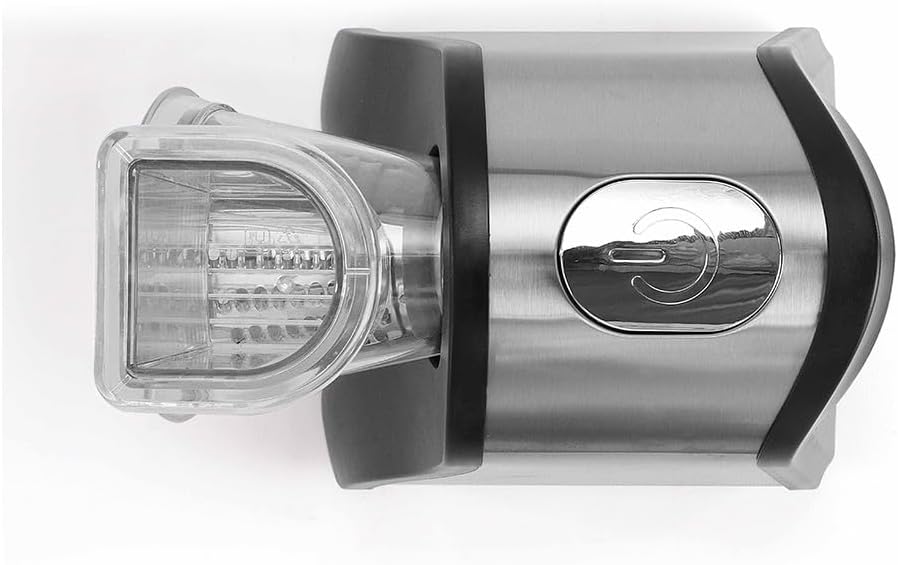 LIVOO DOP192 Multifunktionale elektrische Reibe, Edelstahl, Schwarz