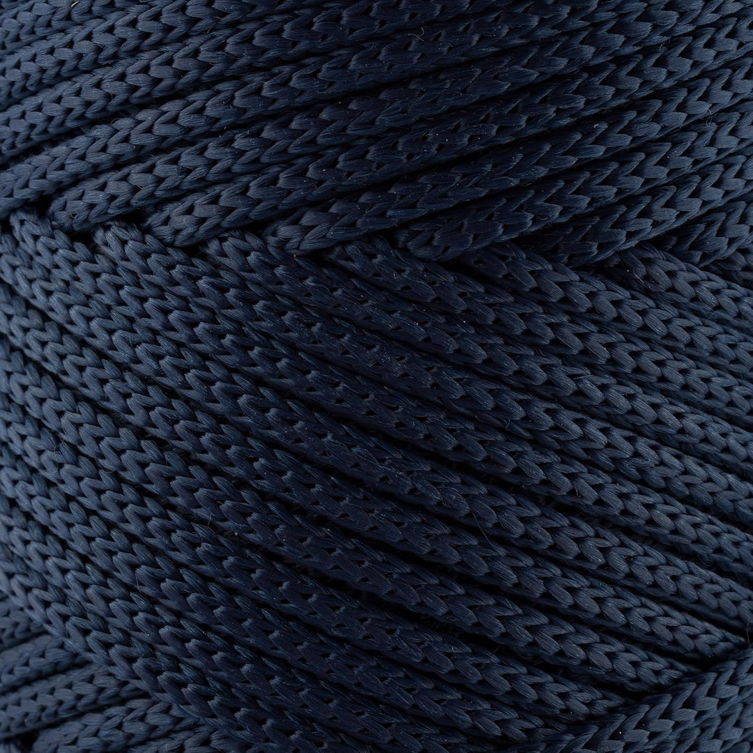 2 Garnstrange Sensy Premium 5 mm 95 Meter Polyester-Seil, 100% Polypropylen-Kordel Makramee-Kordel 5