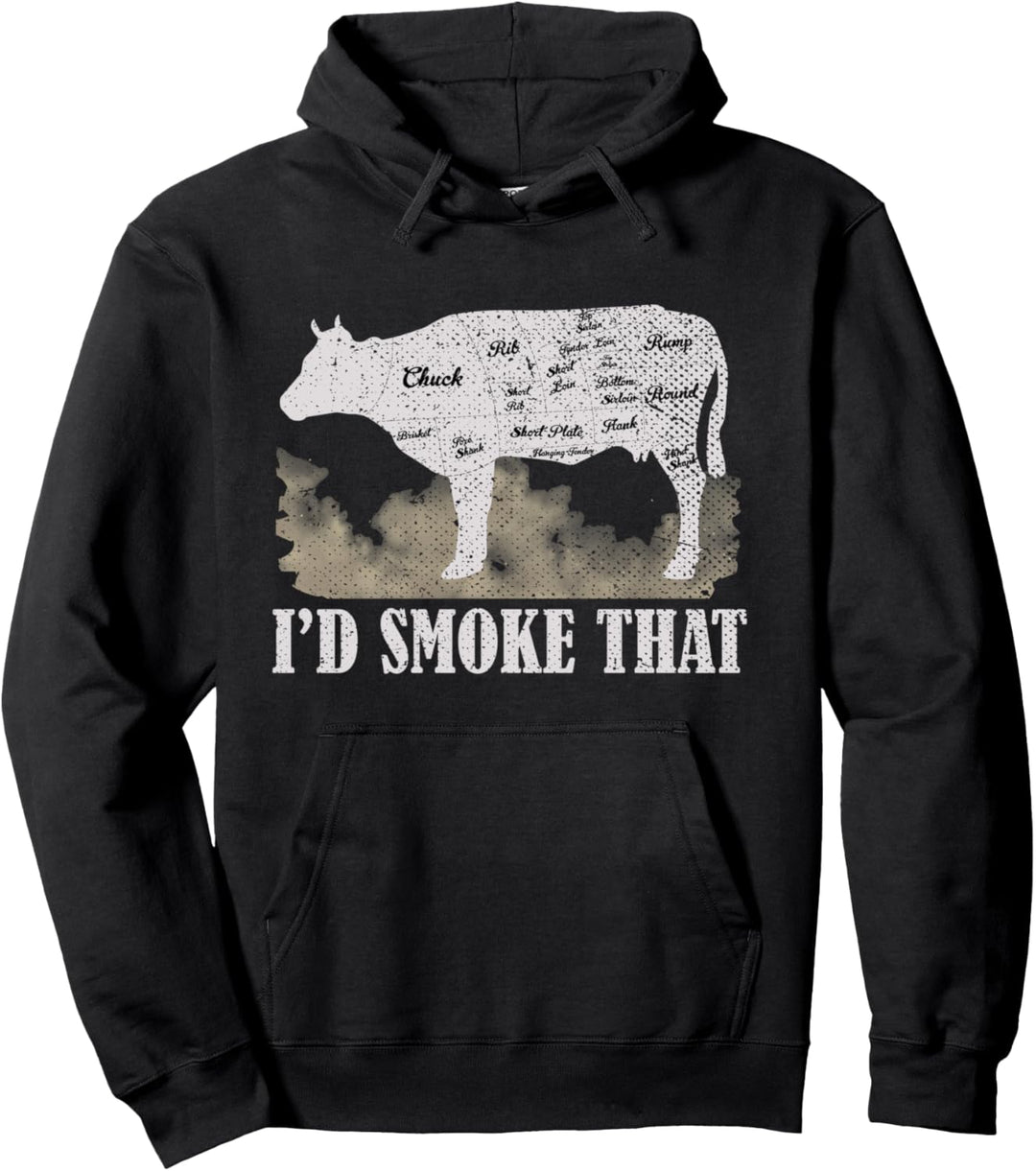 Barbecue Rindfleisch BBQ Grillparty Ich würde das Grillen Pullover Hoodie