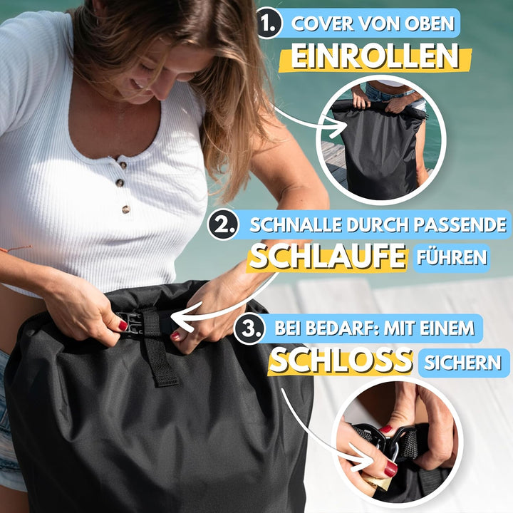 TWIVEE - 2 in 1 Rucksack Schutzhülle und Regenschutz - Flight Cover für Backpack - Flugzeug - Überzu