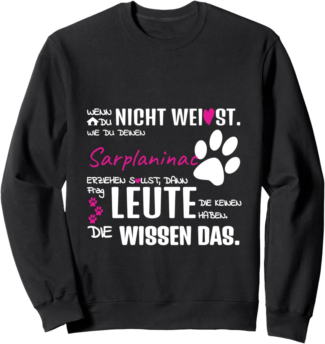 Sarplaninac Fashion Violett Damen Sweatshirt