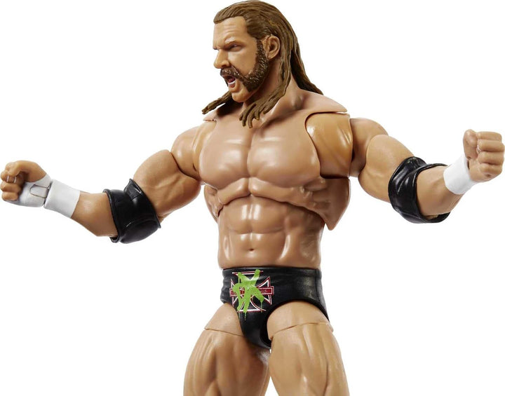 WWE Fan Takeover Ultimate Edition Triple H Actionfigur, 15,2 cm grosses Sammlerstück mit DX-Shirt,