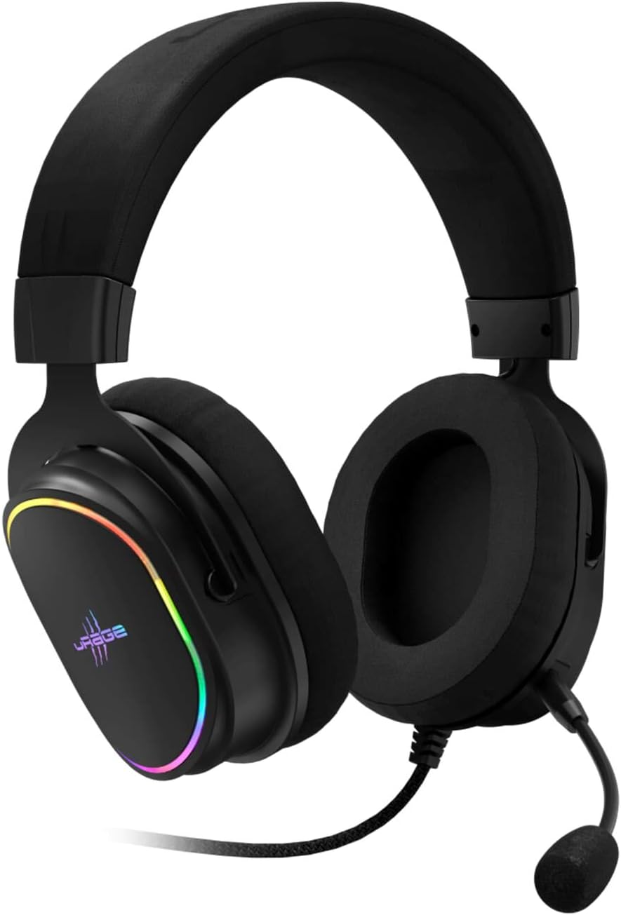 uRage Gaming-Headset „SoundZ 800.7.1“, kabelgebunden mit USB-Anschluss, schwarz
