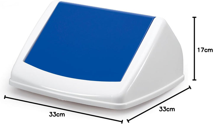 Durable Schwingdeckel für 40 Liter Abfallbehälter Durabin, blau, 1801574014 Schwingdeckel Blau, Schw