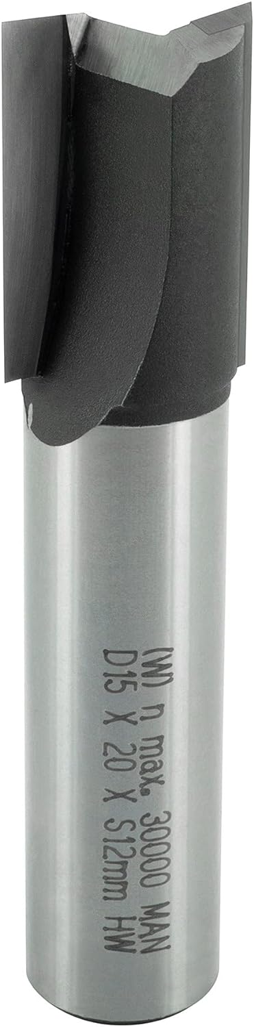 ENT 10540 Nutfräser HW, Schaft (S) 12 mm, Durchmesser (D) 15 mm, NL 20 mm, SL 40 mm, GL 60 mm D=15 /
