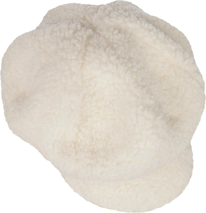 Seeberger Teddy Fur Ballonmütze Schirmmütze Damencap Wintercap Kunstfellcap Baker-Boy-Mütze Mit Schi