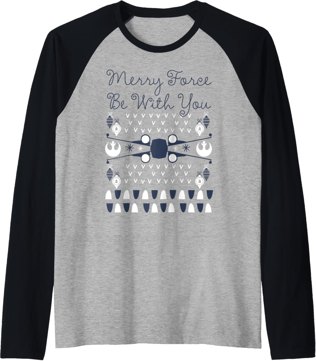 Star Wars X-Wing Ugly Christmas Raglan