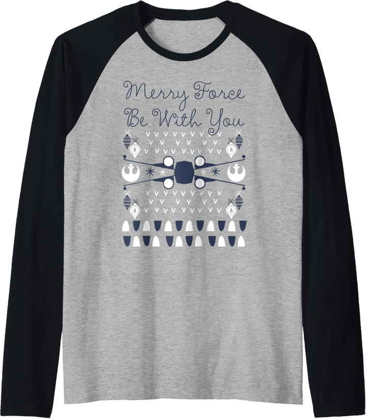 Star Wars X-Wing Ugly Christmas Raglan