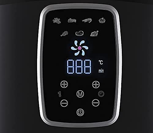 Heissluftfritteuse XXL Premium 5.2L - Airfryer Mit Touch-Bedienfeld, Neueste Technik, 100% knusprig,