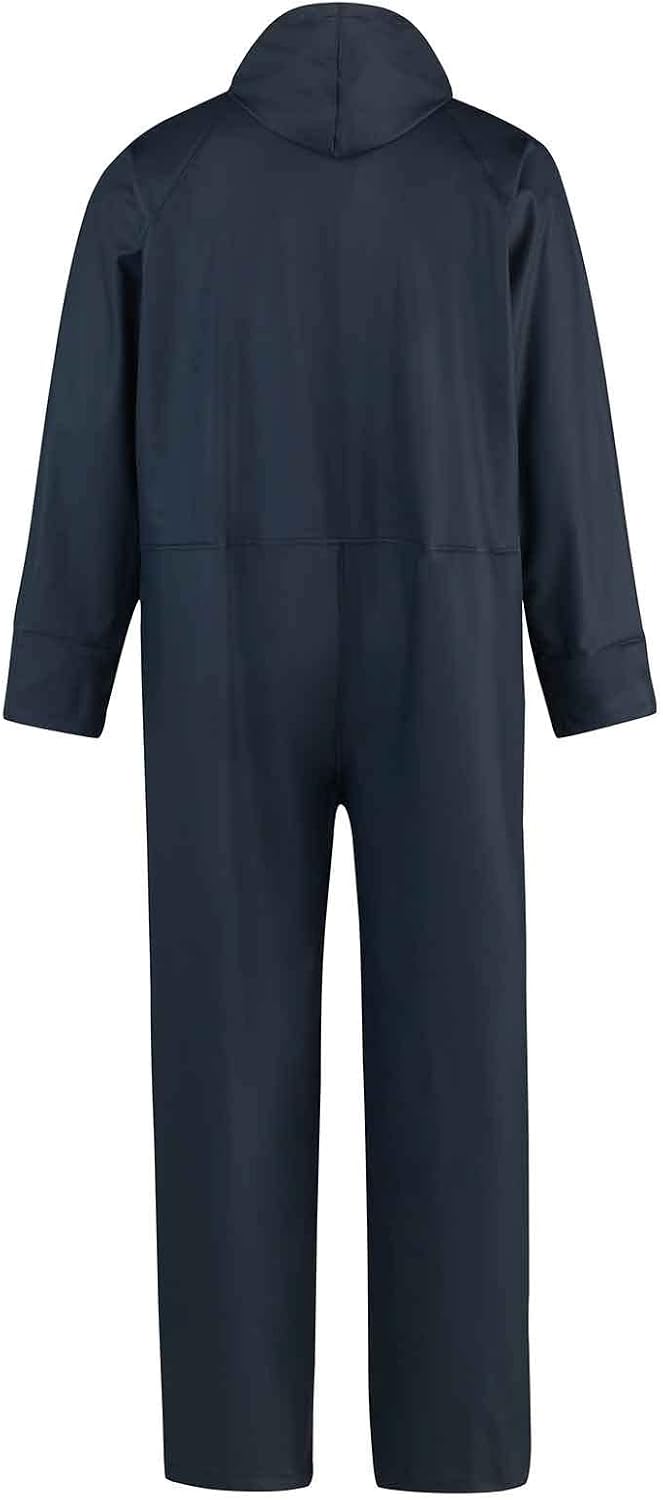 PU-Overall Regenkombi Regenoverall Reinigungsoverall Unisex Blau M, Blau M