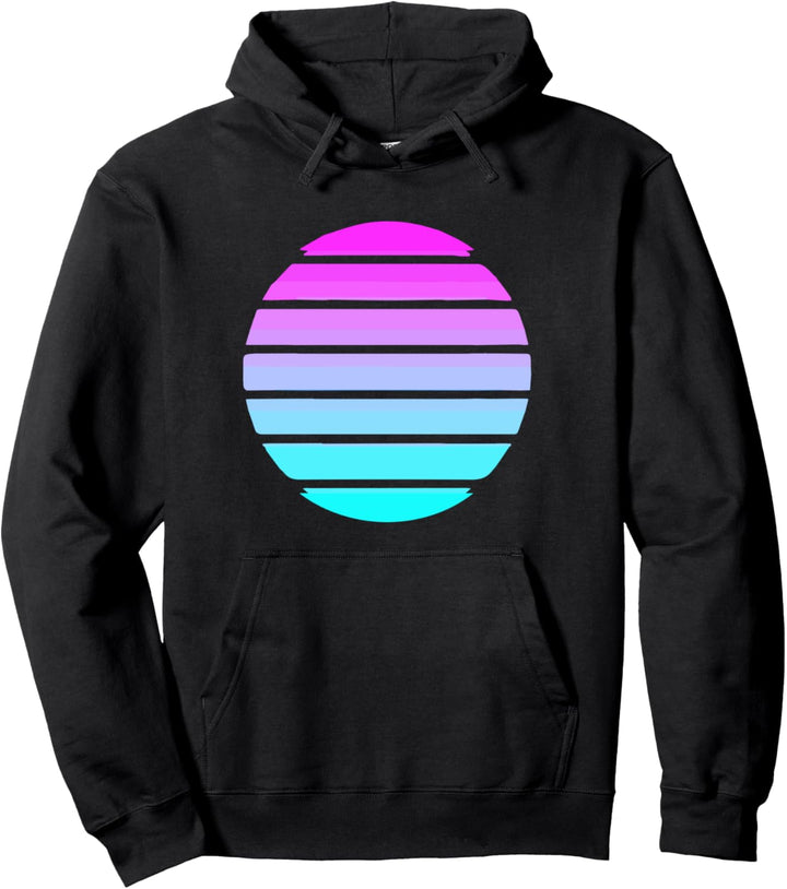 Vaporwave 80er 90er Jahre Electro Sunrise Pop Musikkultur Pullover Hoodie