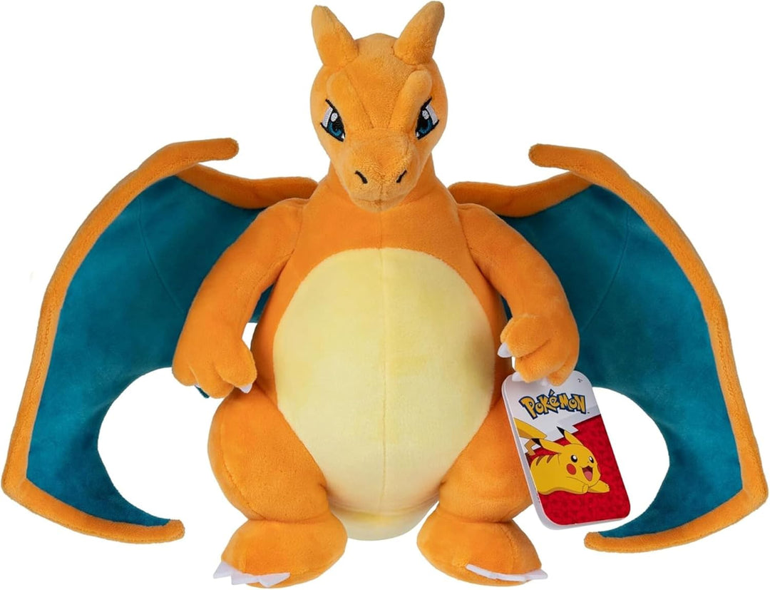 Pokémon PKW3723-30 cm Plüsch - Glurak, offizielles Plüsch