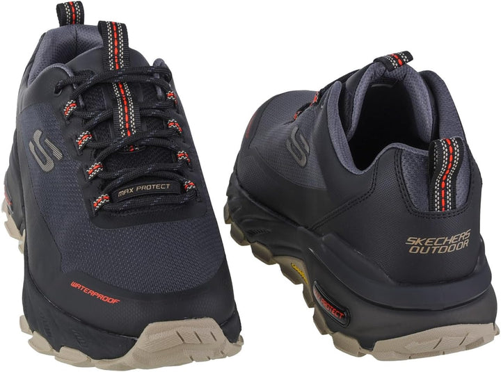 Skechers Unisex Max Protect Fast Track Sneakers 42.5 EU Black Synthetic Mesh Multi Trim, 42.5 EU Bla