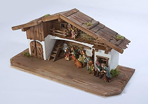 Weihnachtskrippe Krippe Krippenstall Weihnachten Weihnachtskrippen Tischkrippen Krippenfiguren (Weih