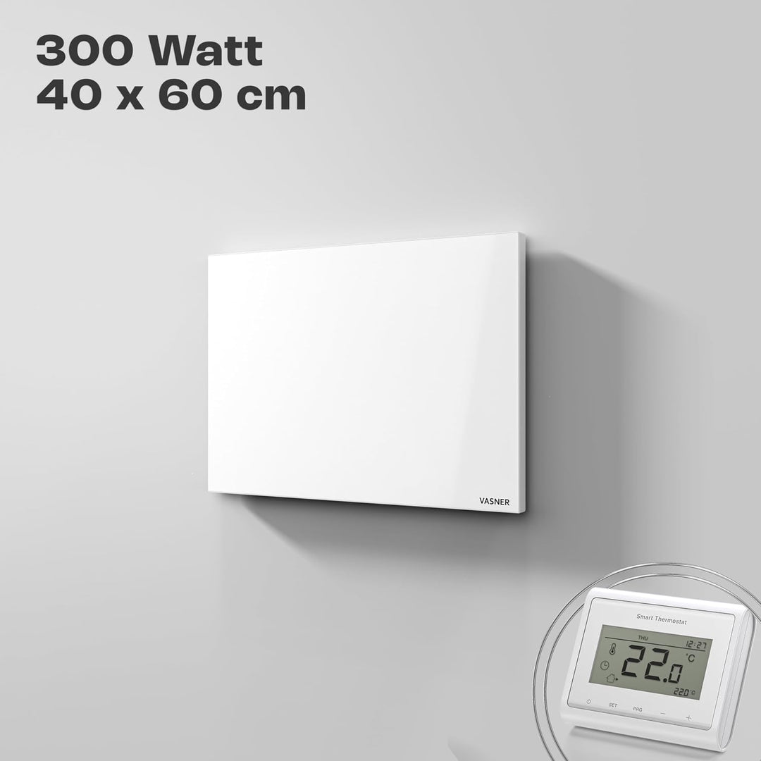 VASNER Citara M RX Funk Infrarotheizung - Infrarot Heizpaneel 300-1100 Watt - Infrarot Wandheizung E