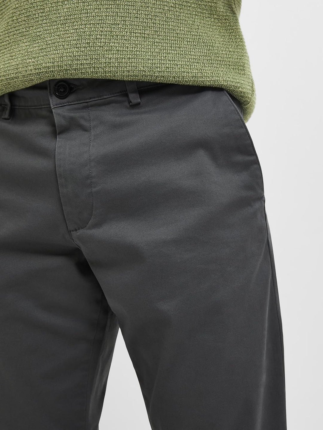 Selected Homme Male Chino 175 Slim fit Flex 29W / 32L Dark Shadow, 29W / 32L Dark Shadow