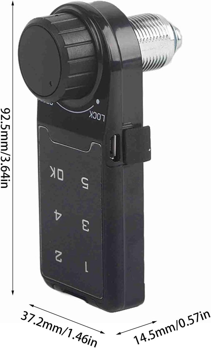 FTVOGUE Code Sicherheitsschloss Touch Digital Tastatur Elektronische Riegelschloss Passwort Key Acce