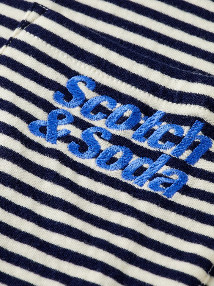Scotch & Soda Herren Pocket T-Shirt T-Shirt S Combo B White/Navy 410, S Combo B White/Navy 410
