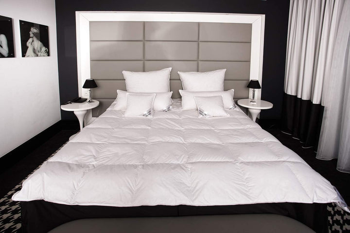 Mayaadi Home warme Daunendecke 155x220 cm | 1200g Bettdecke, 70% Gänsedaunen 30% Federn | 100% natür