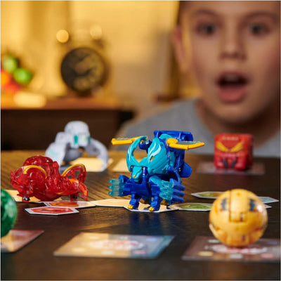 BAKUGAN 'Legends' 2023 Legends Collection 4er Pack mit 1 Nova Ball, 1 Basic Ball, 1 Geogan und 1 Ult