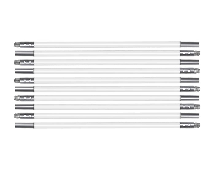 Nylon Stangen 400 cm, 10 Flexible 410 mm Stange,Können bis zu 400 cm Reichen 41cm length 10 Stangen,