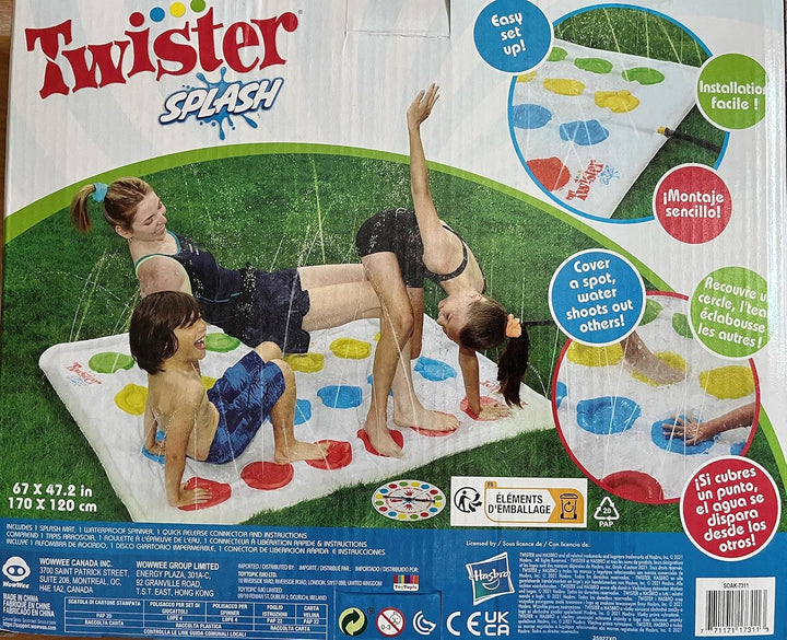 Twister Splash | Hasbro Twister Sprinklermatte Outdoor Spiel
