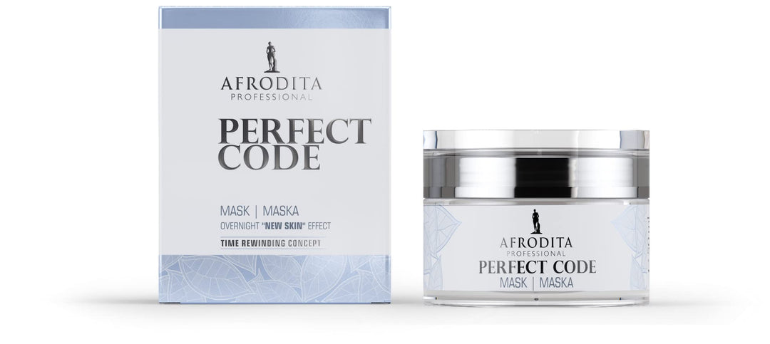 Afrodita Professional PERFECT CODE Maske | 50ml | Über Nacht ''New skin effect'' | Innovativ Bio-Enz