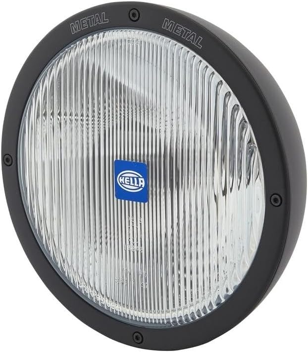 HELLA - Halogen-Nebelscheinwerfer - Luminator Metal - 24/12V - rund - Anbau/Bügelbefestigung - gemus
