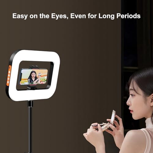 Fabater Wiederaufladbares Smartphone-Ring-Selfie-Licht-Set, Video-Maker, 240 LED-Perlen-Ring, 20 W L