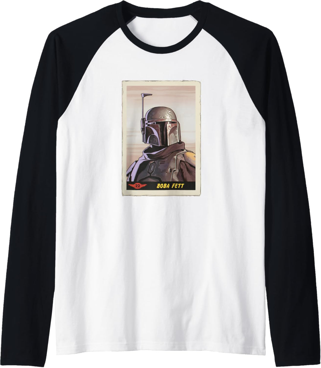 Star Wars: The Mandalorian Boba Fett Bounty Trading Card Raglan