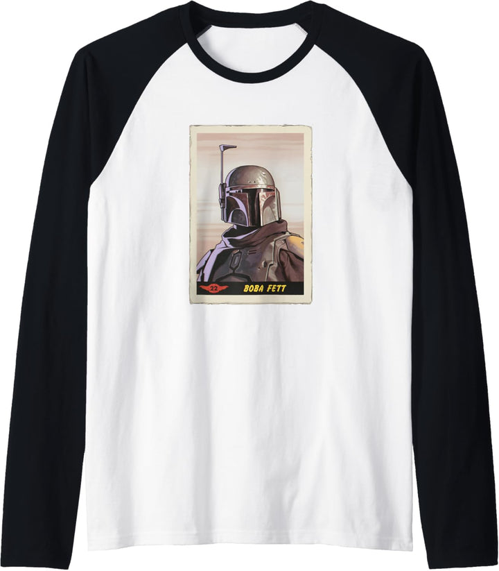 Star Wars: The Mandalorian Boba Fett Bounty Trading Card Raglan