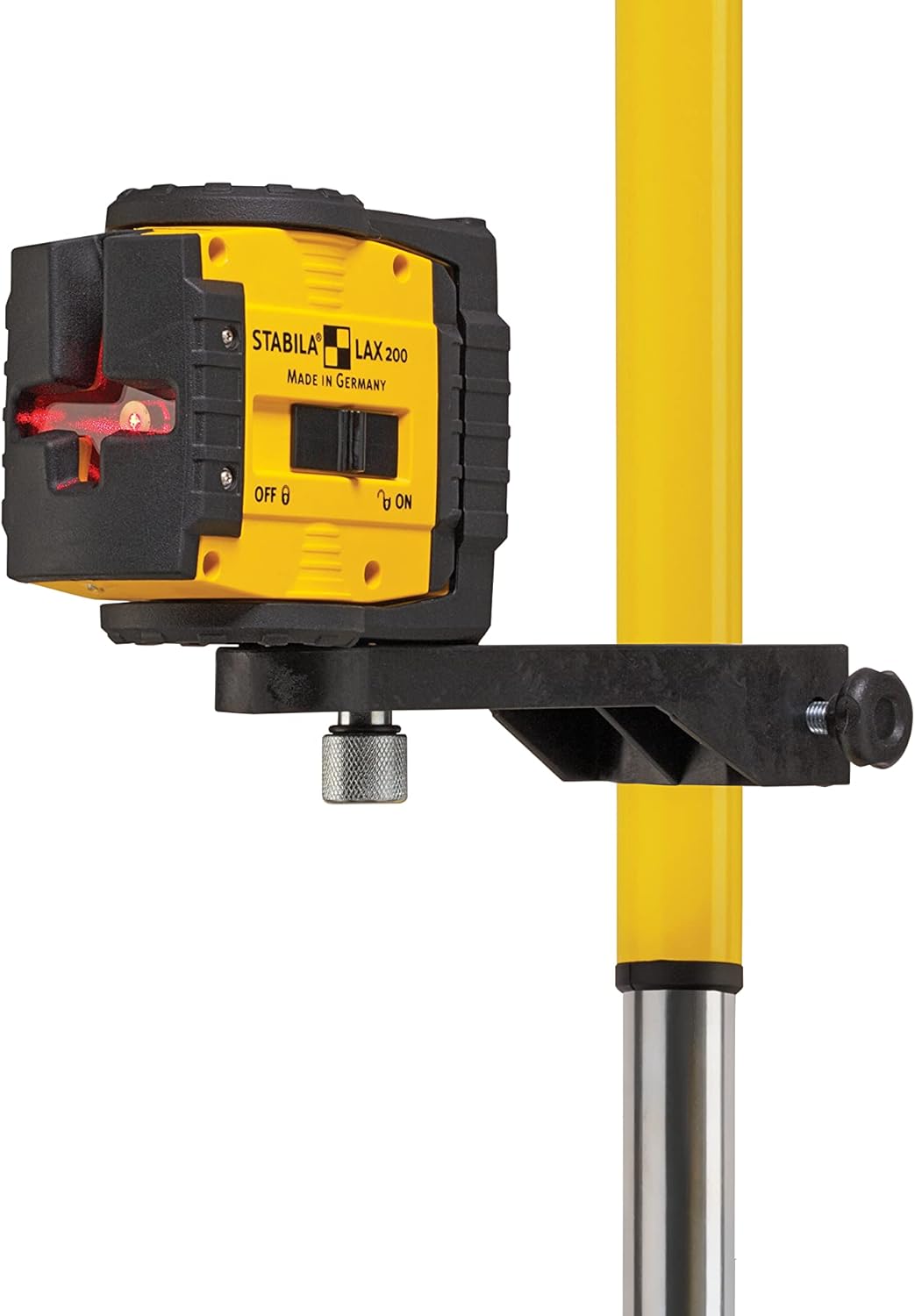 STABILA Laser-Teleskopstütze LT 30, für Laser, Höhe: 20–365 cm, 1/4" und 5/8"-Gewindeschraube