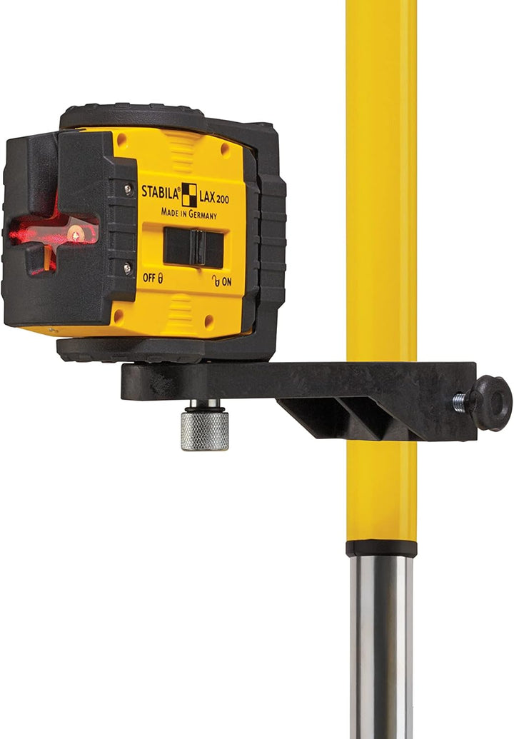 STABILA Laser-Teleskopstütze LT 30, für Laser, Höhe: 20–365 cm, 1/4" und 5/8"-Gewindeschraube