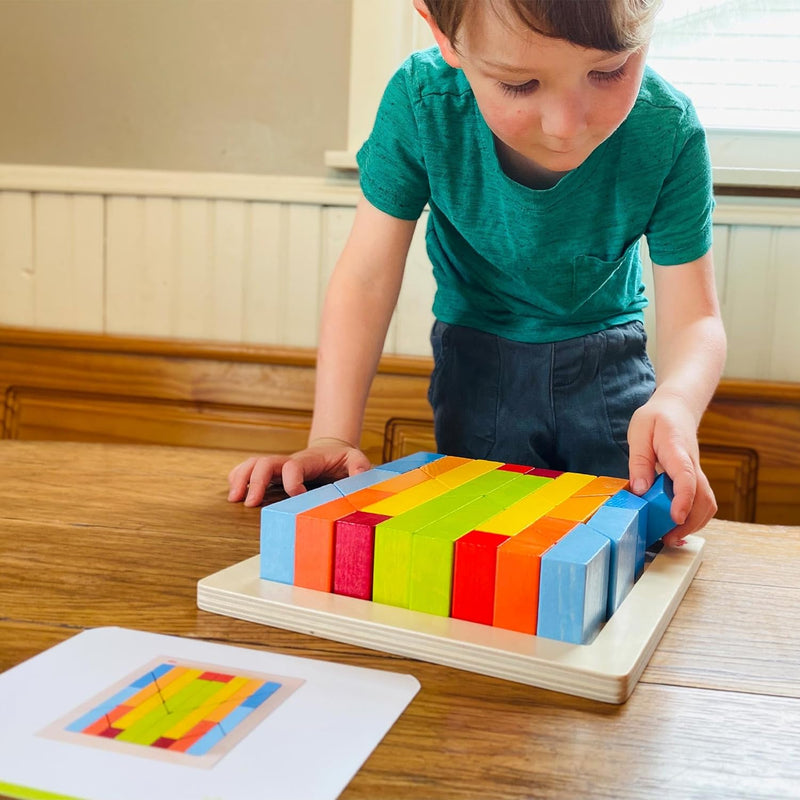 HABA 304854 - 3D-Legespiel Creative Stones, kreatives Legen, Bauen und Spielen mit bunten Regenbogen