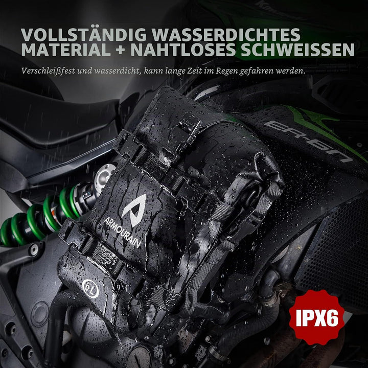 Motorrad Stossstangen Seitentasche Tasche Wasserdicht 6L/8L/15L Motor Sturzbügel Seitentaschen mit S