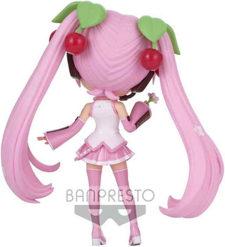 Banpresto Hatsune Miku Sakura Miku Q Posket 14 cm