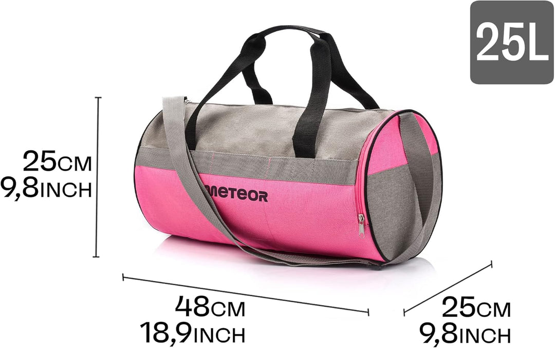 Sporttasche, 25 l, für Damen, Herren, Kinder, Mädchen, Reisetasche, Gepäck, Duffel, Fitness, Fitness