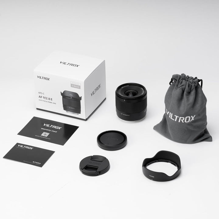 VILTROX 9mm F2.8 E-Mount APS-C Objektiv für Sony, Autofokus-Ultraweitwinkel-Festbrennweite für Sony