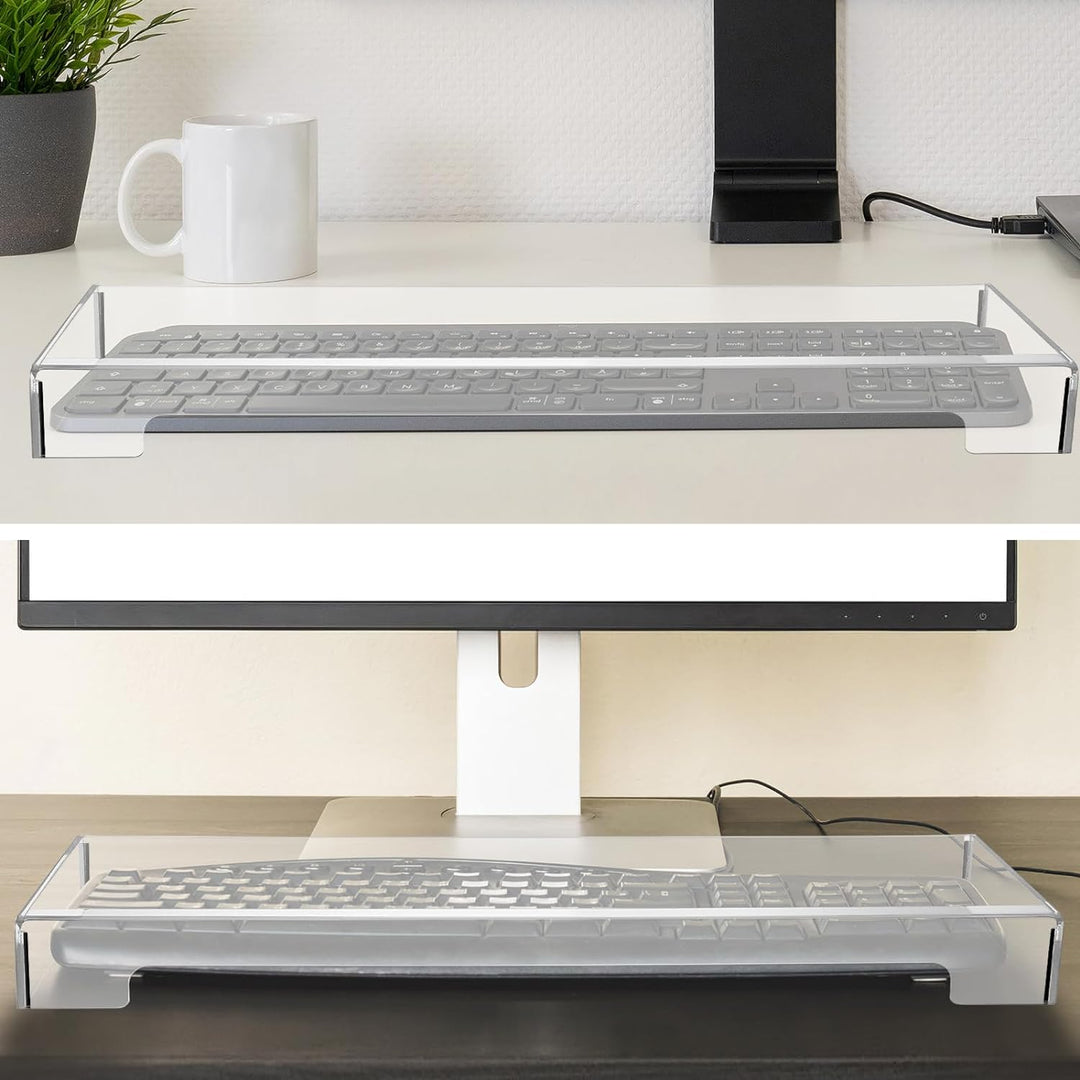 Healeved Tastatur-Staubschutz - Premium Acryl Tastenfelder Abdeckung für 80% kompakte 87-Tasten-Comp