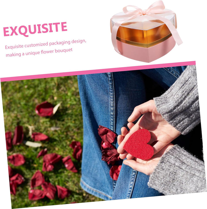 Cabilock Kasten Blumenkasten Valentines Flower Box. Unsterbliche Blumenabdeckung Verpackungsbox Schm