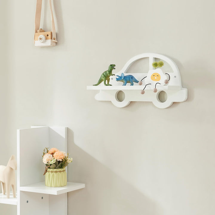 [en.casa] Kinder-Wandregal Skanderborg bis 2 kg pro Regal Wandboard für Kinderzimmer Hängeregal Kind