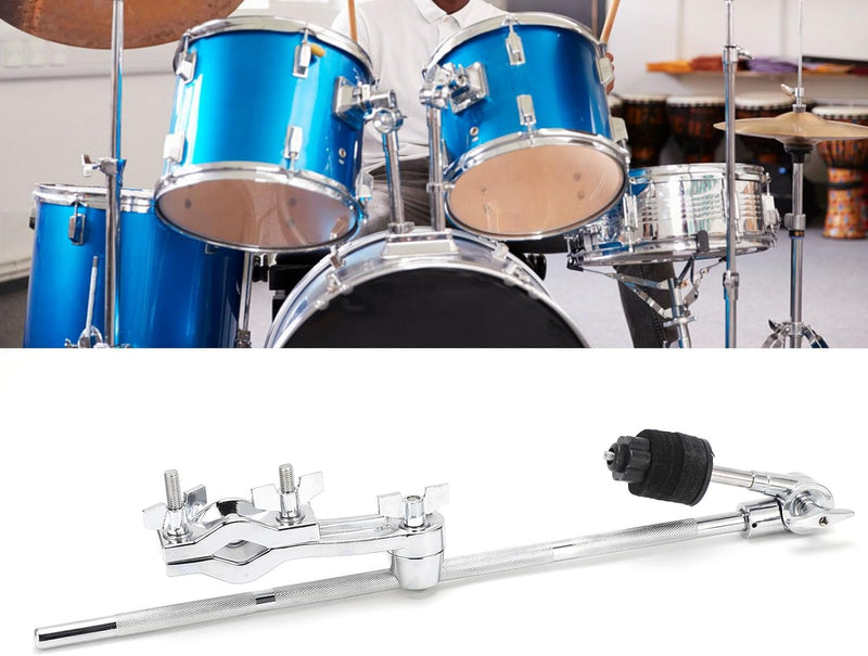 Boom Beckenständer Beckenarmhalter Drum Kit Verlängerungsklemmen Einstellbar mit Filzauflage für Per