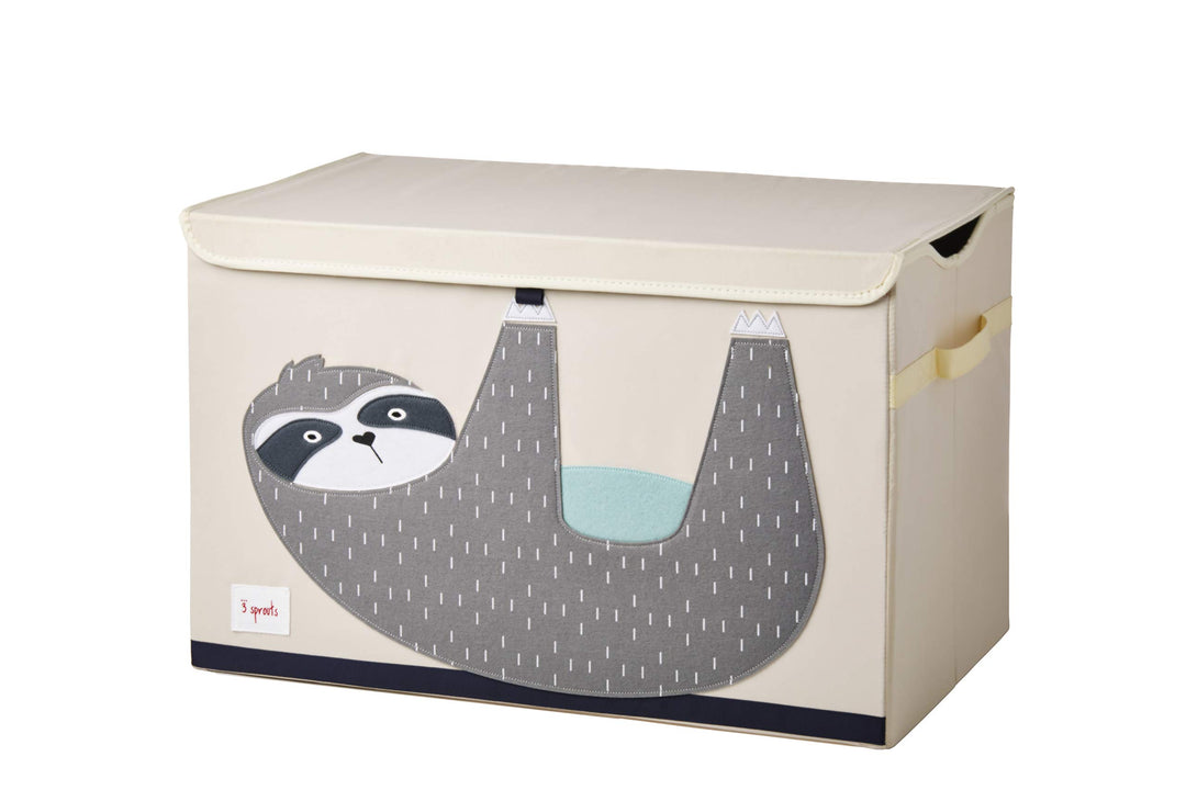 3 Sprouts Spielzeugkiste mit Deckel – Aufbewahrungsbox für Kinderzimmer, Spielzeugbox für Kinder, Sp