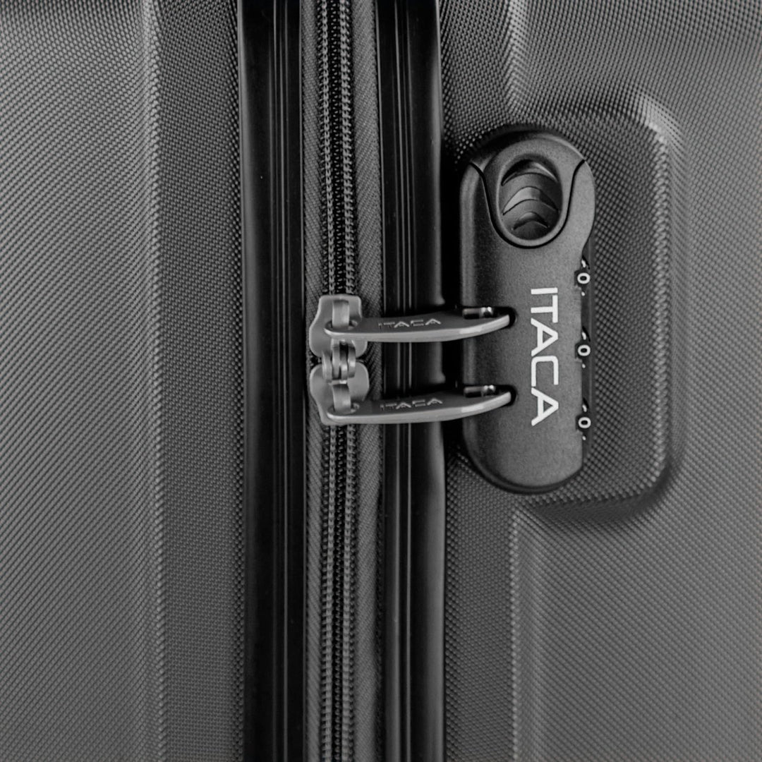 ITACA - Koffer Set mit Rollen in gross für Reisen - Reisekoffer Set aus robuster hartschalenkoffer-S