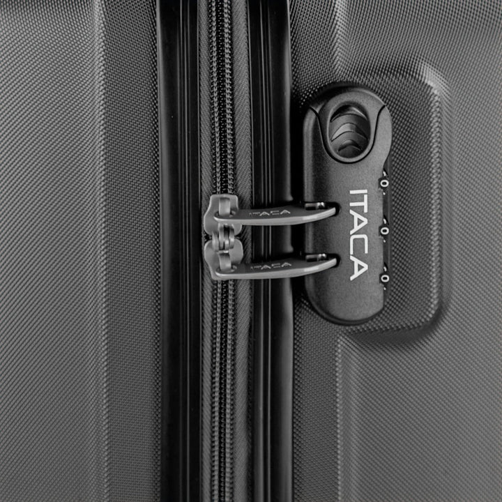 ITACA - Koffer Set mit Rollen in gross für Reisen - Reisekoffer Set aus robuster hartschalenkoffer-S
