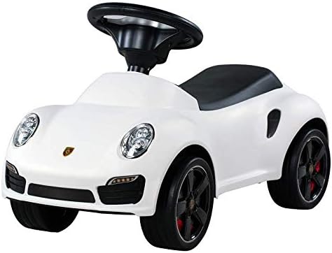 Kinder Porsche 911 Turbo S Rutschauto Rutscher Car Babyauto Weiss