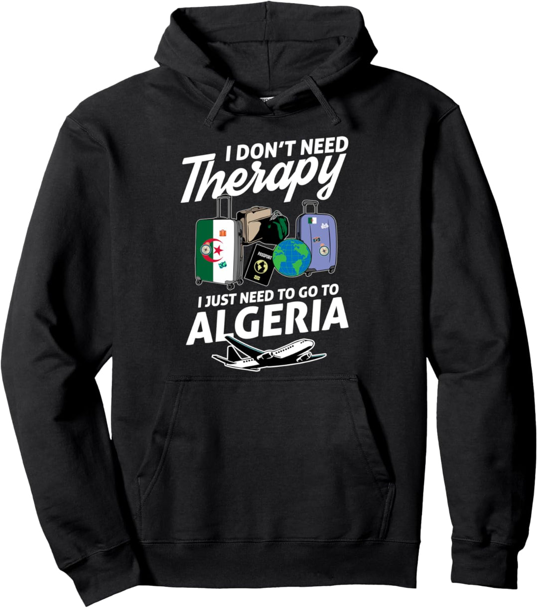 Algerische Flagge I Algerien Flagge I Urlaub Algerien Pullover Hoodie