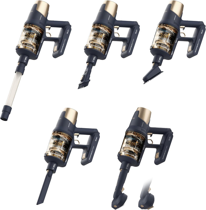 Cecotec Kabelloser Staubsauger Besen Conga Rockstar RX70 AquaPet Flex. 300AW, 780W, Hochleistungsmot