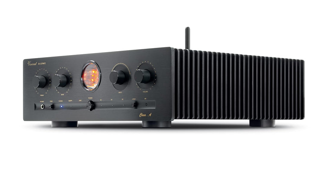 Vincent SV-237 MKII High-End Hifi Hybridverstärker, warmer dynamischer Röhren-Sound, mit Bluetooth-S